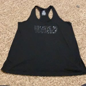 Believe in Yourself workout tank size large